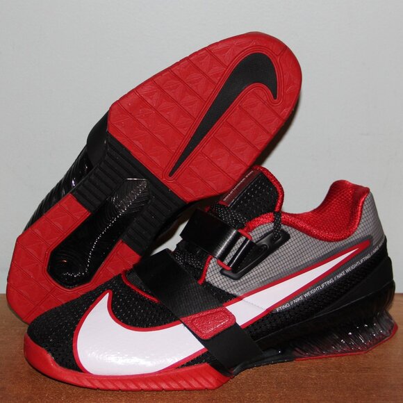 Nike Romaleos 4 Weightlifting Shoes Mens 10 Black Red White main image 7